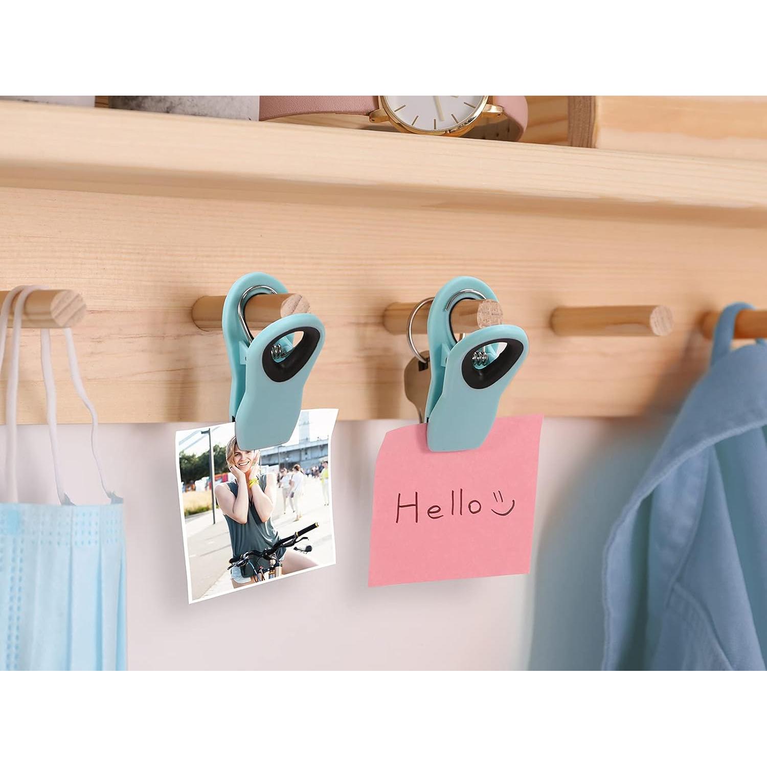 Paquete de 12 Clips Magnéticos Ecurfu Multicolor para Alimentos