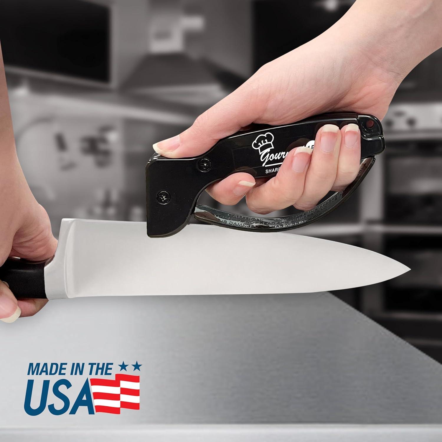 Afilador de Cuchillos Gourmet AccuSharp 15° Carburo Tungsteno