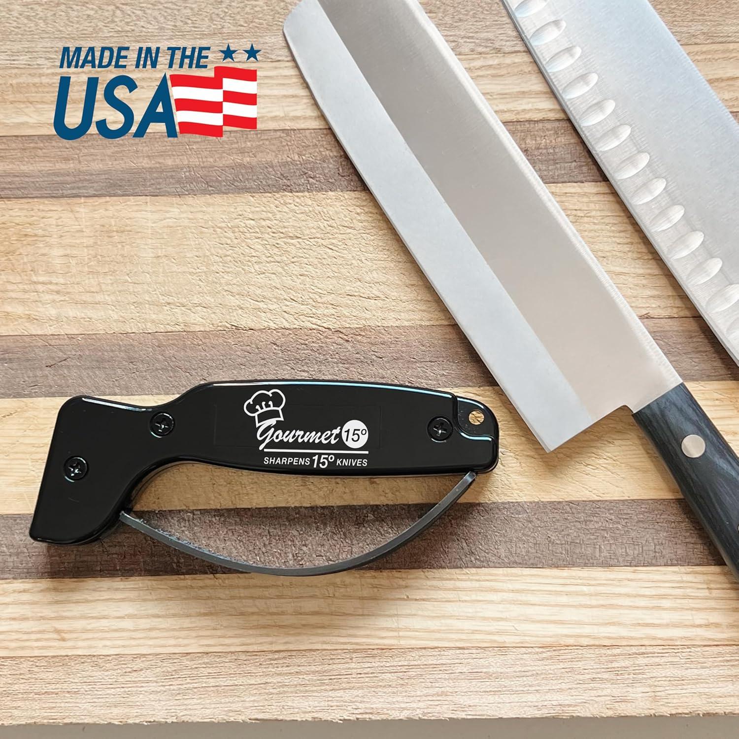 Afilador de Cuchillos Gourmet AccuSharp 15° Carburo Tungsteno