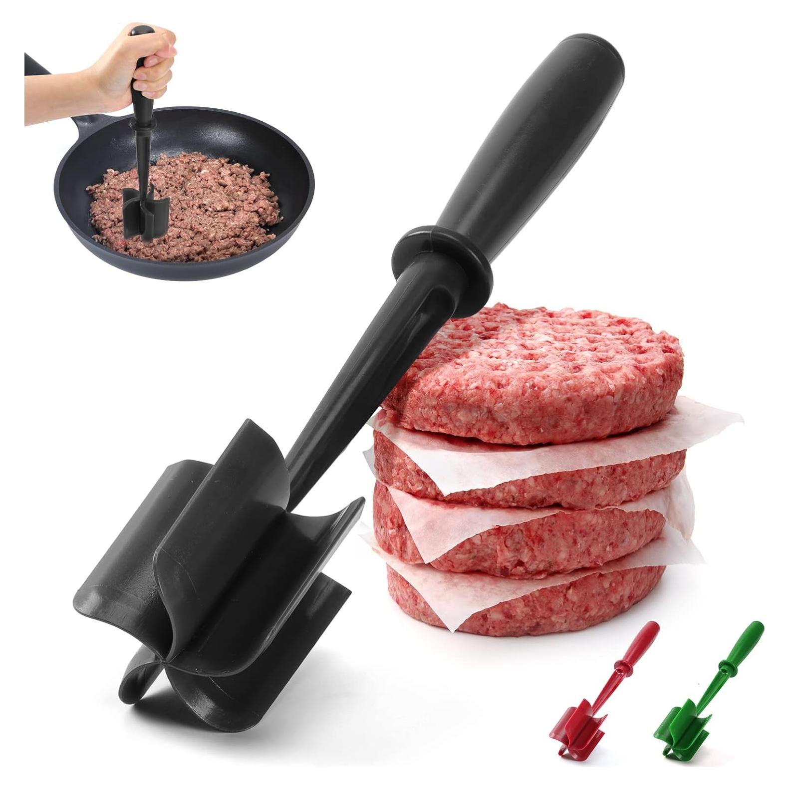 Picador de Carne CUNSENR Negro - Machacador Antiadherente