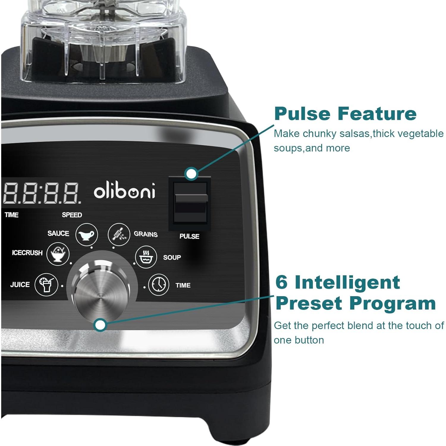 Batidora Oliboni HS-228C 2000ml Acero Inoxidable 6 Hojas