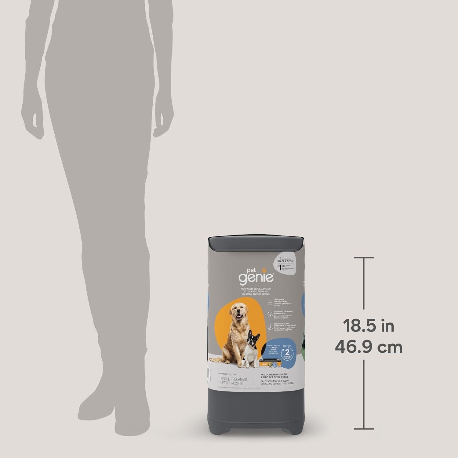 Pail Pet Genie | Sistema de Eliminación de Desechos de Perro