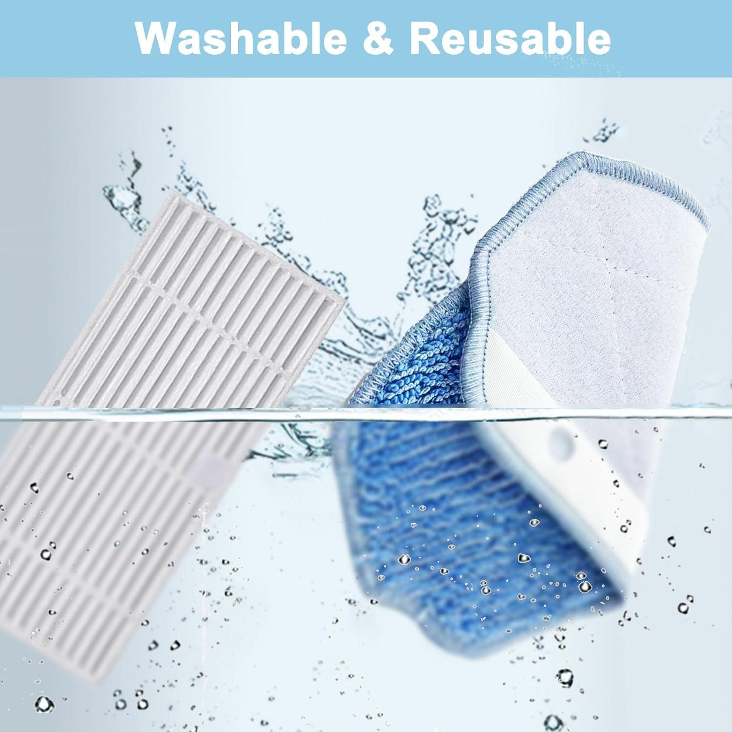 Piezas de Repuesto Rjnlsc para Aspiradora 2 en 1, 4 Filtros