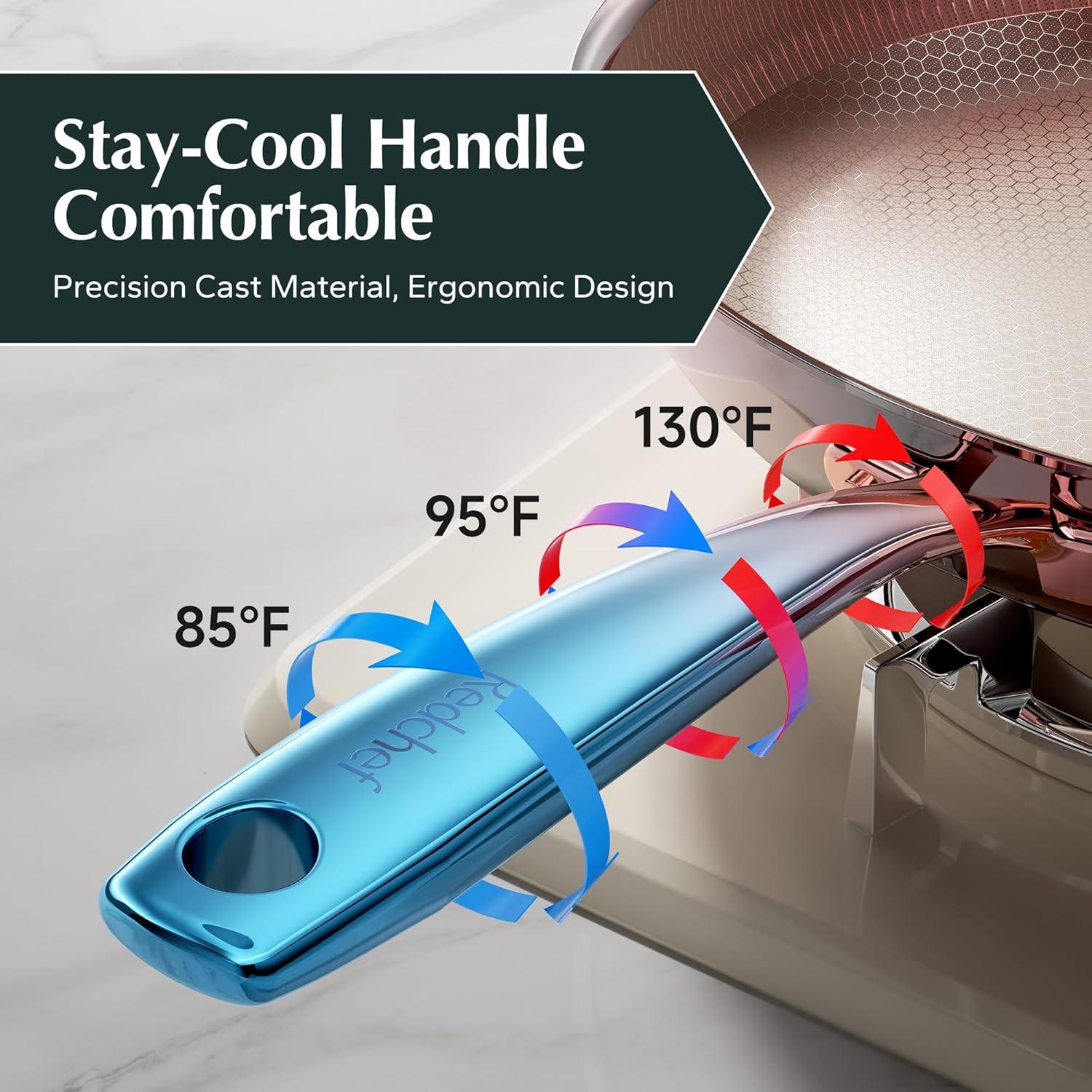 Sartén Antiadherente Híbrida Redchef 20 cm Acero Inoxidable