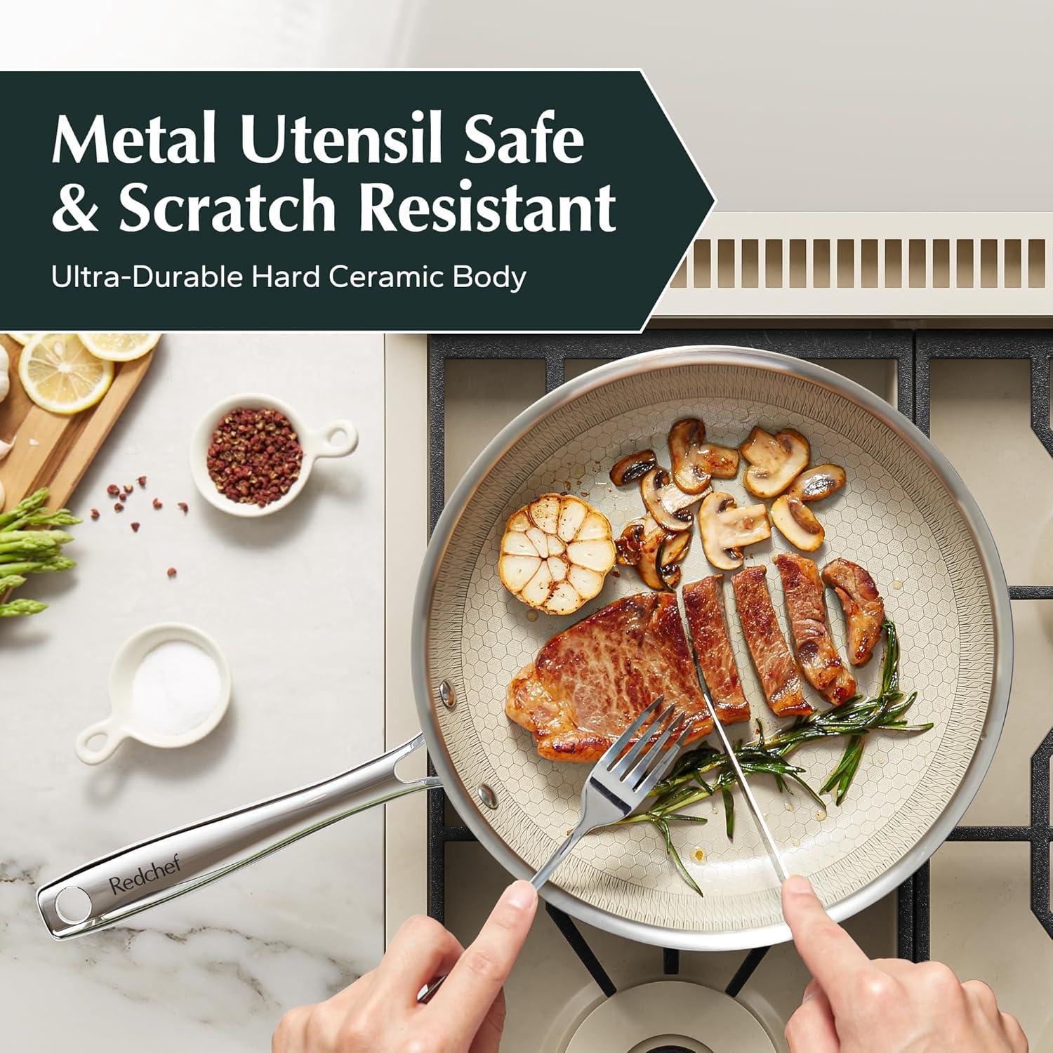 Sartén Antiadherente Híbrida Redchef 20 cm Acero Inoxidable