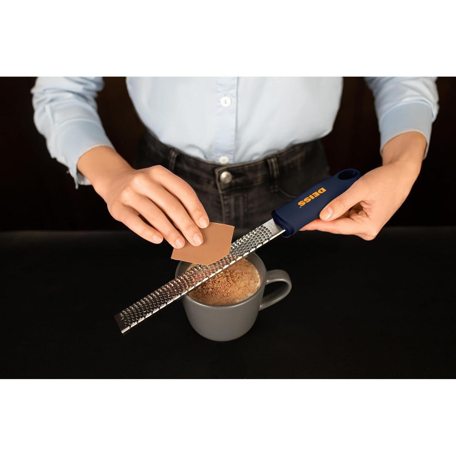 Rallador de Queso Deiss PRO Acero Inoxidable Negro 32.9cm