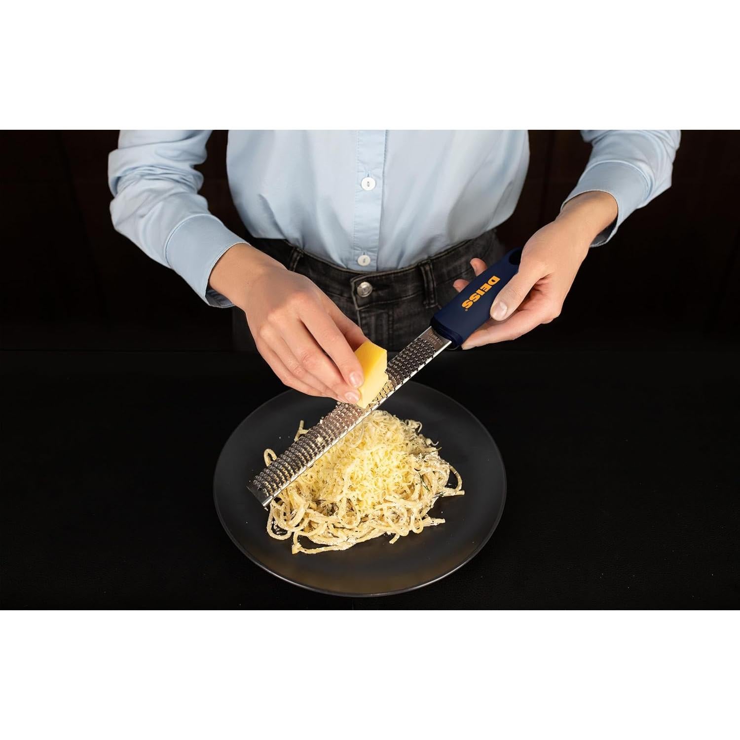 Rallador de Queso Deiss PRO Acero Inoxidable Negro 32.9cm