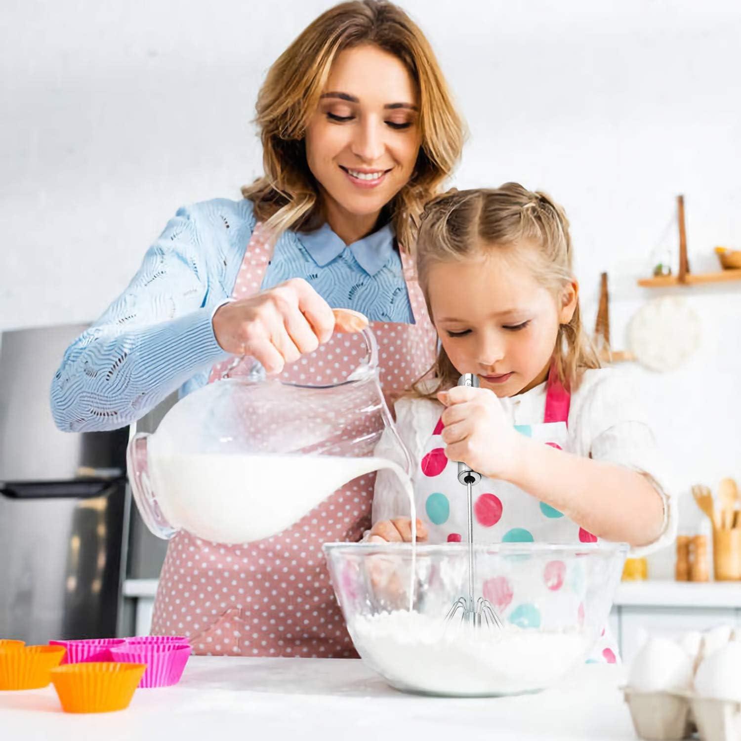 Batidor de Huevos Semiautomático Digead 30cm Acero Inoxidable