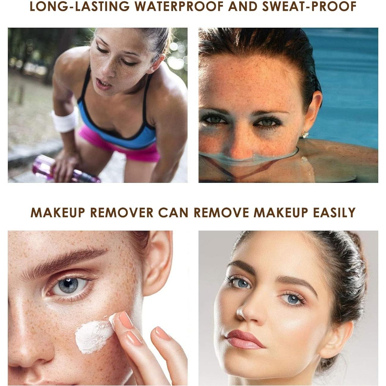 Bolígrafo de Pecas Sumeitang - Kit 4 Colores Natural e Impermeable