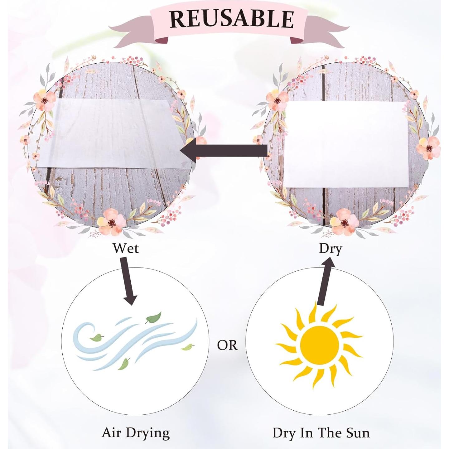 Papel Absorbente para Prensar Flores Aboofx 26 Hojas A4