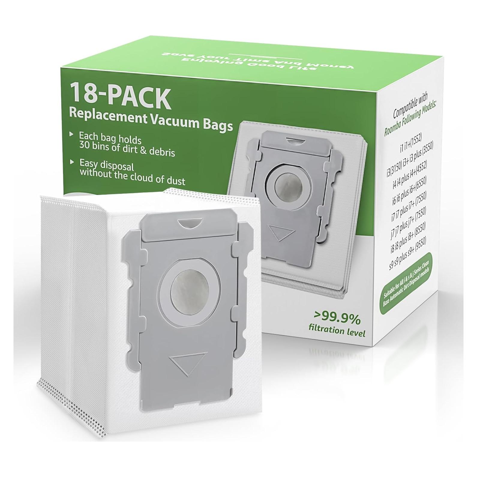 18 Bolsas de Vacío GOFWE para iRobot Roomba i7 i3 i4 i6