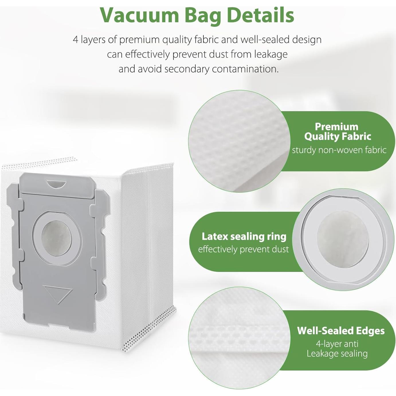 18 Bolsas de Vacío GOFWE para iRobot Roomba i7 i3 i4 i6