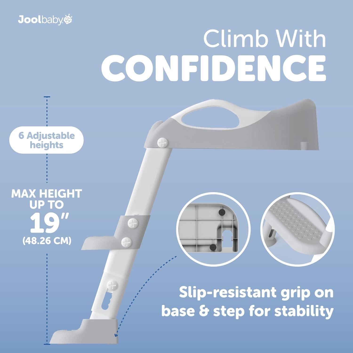 Asiento de Entrenamiento para Baño Jool Baby PTY-LDR Gris