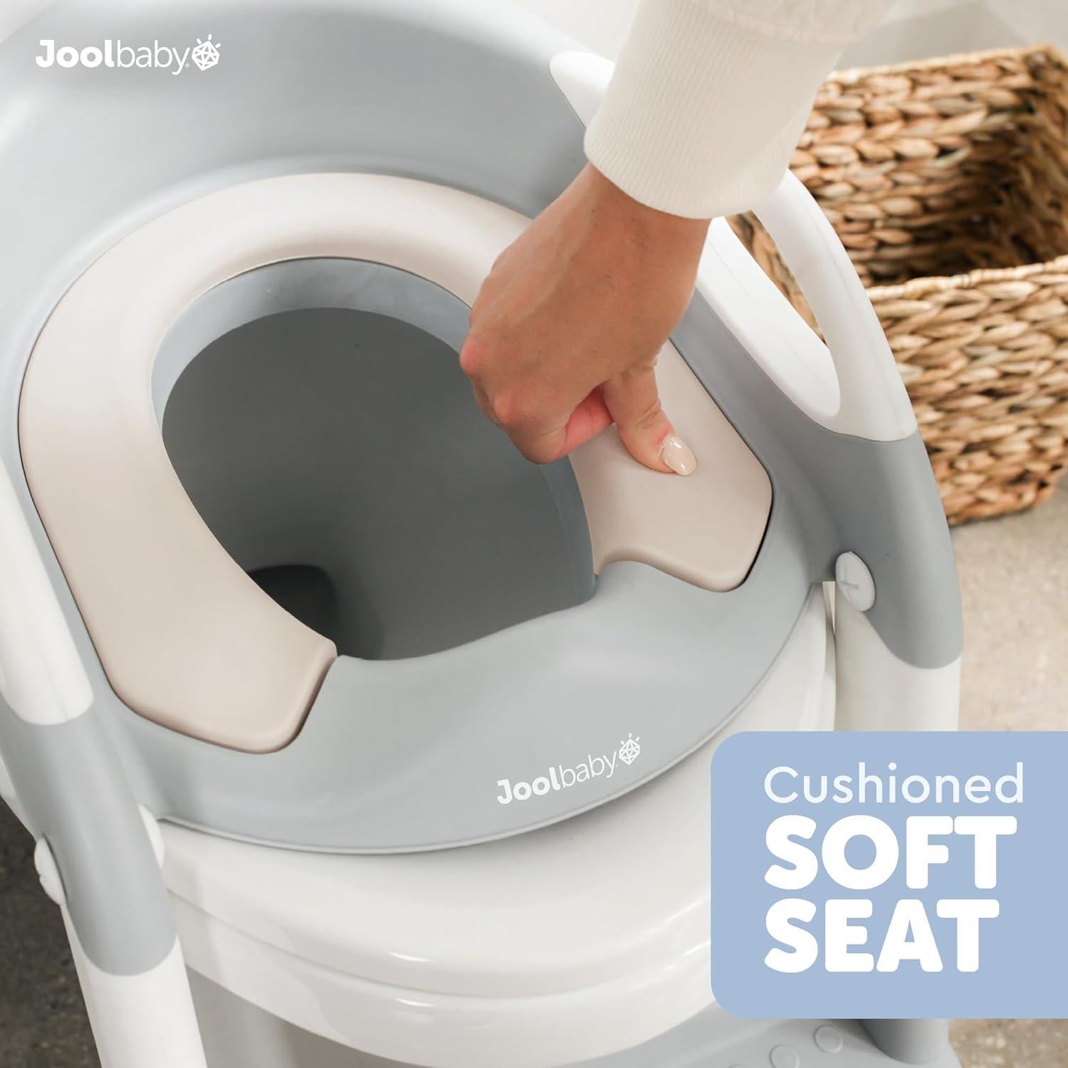 Asiento de Entrenamiento para Baño Jool Baby PTY-LDR Gris