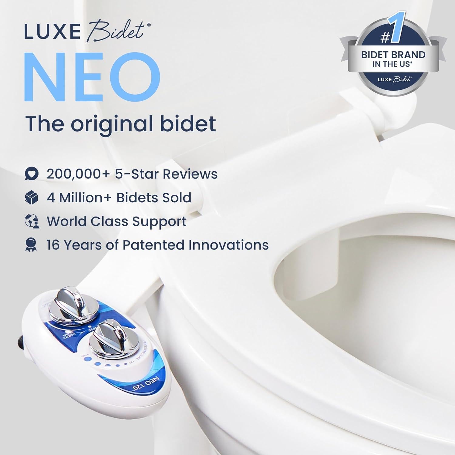 Bidet LUXE NEO 120 - Boquilla Autolimpiante Azul