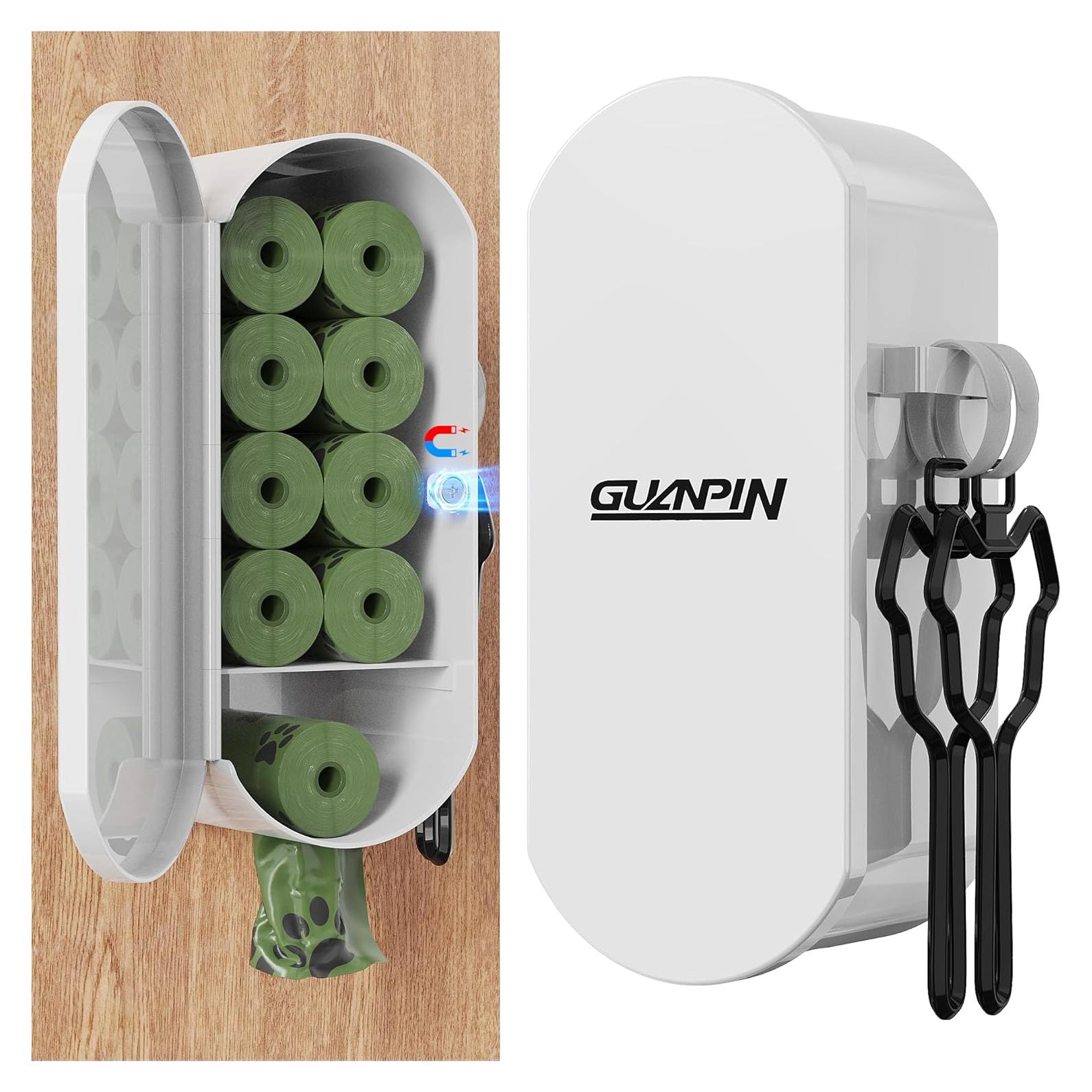 Dispensador de Bolsas de Excremento de Perro Guanpin Blanco