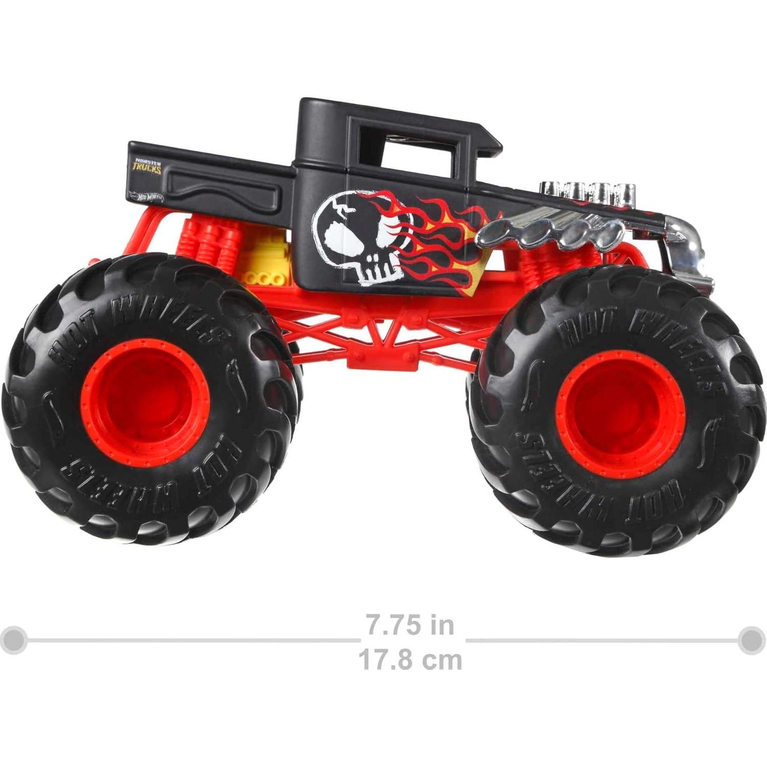 Camión Monstruo Hot Wheels Hueso Gigante 1:24 Metal