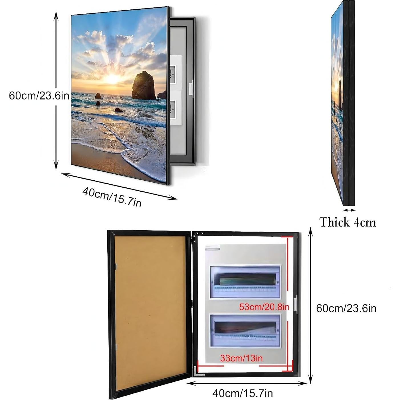 Cubierta Decorativa para Caja de Interruptores RAUMPA 40x60cm