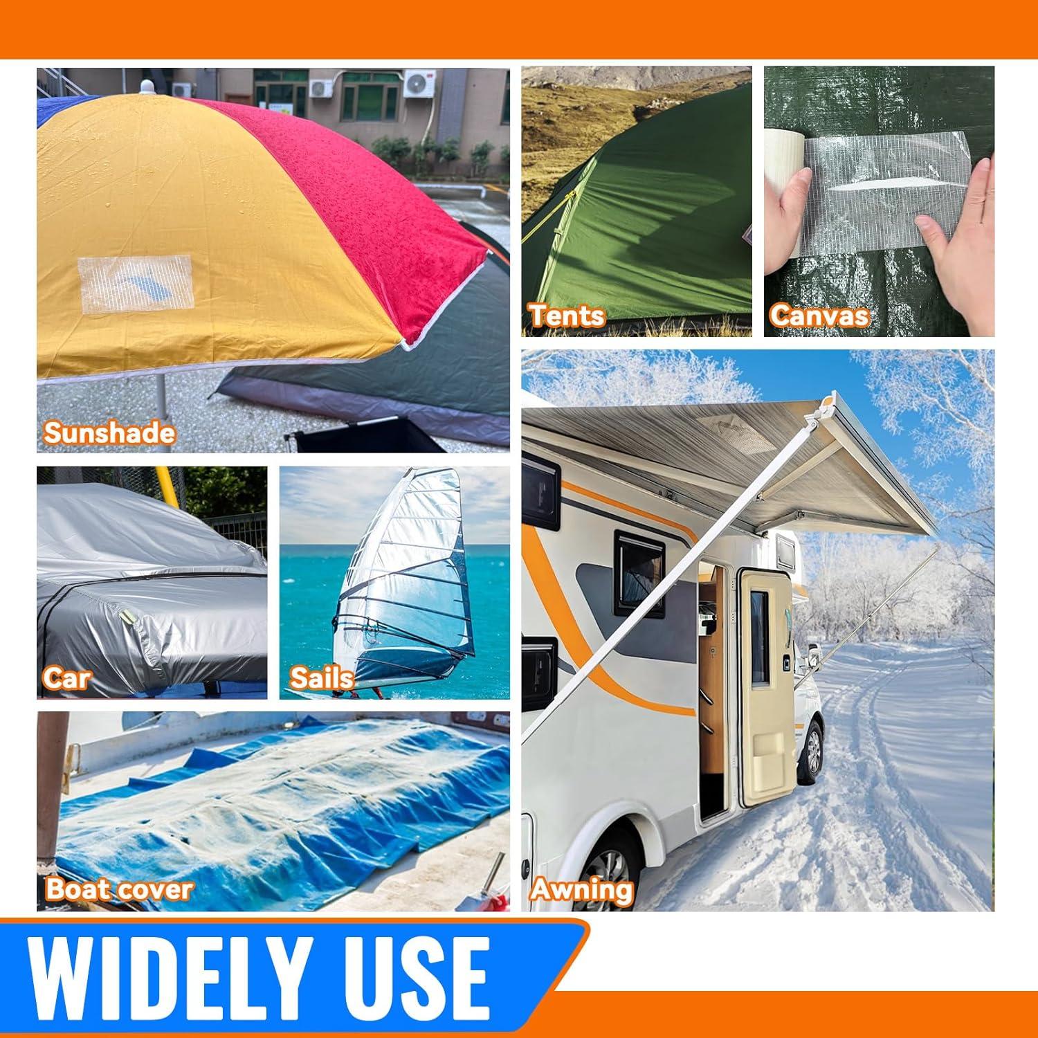 Cinta de Reparación Reforzada Tikfoam 8 cm x 11.89 m Impermeable