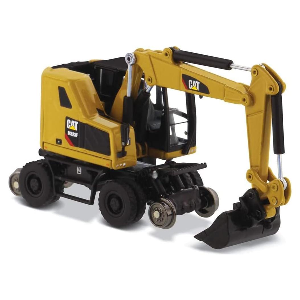 Excavadora sobre Ruedas Caterpillar M323F 1:87 con Herramientas