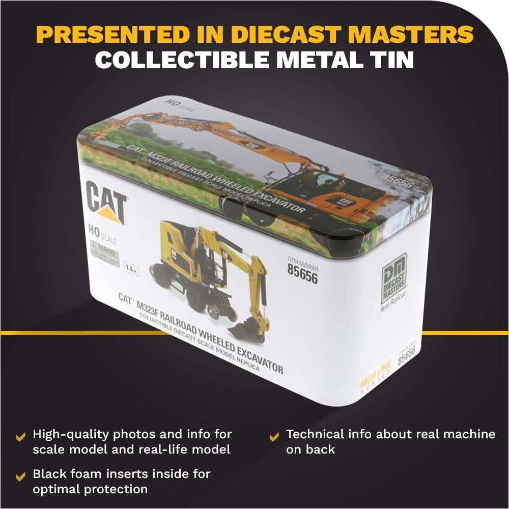 Excavadora sobre Ruedas Caterpillar M323F 1:87 con Herramientas