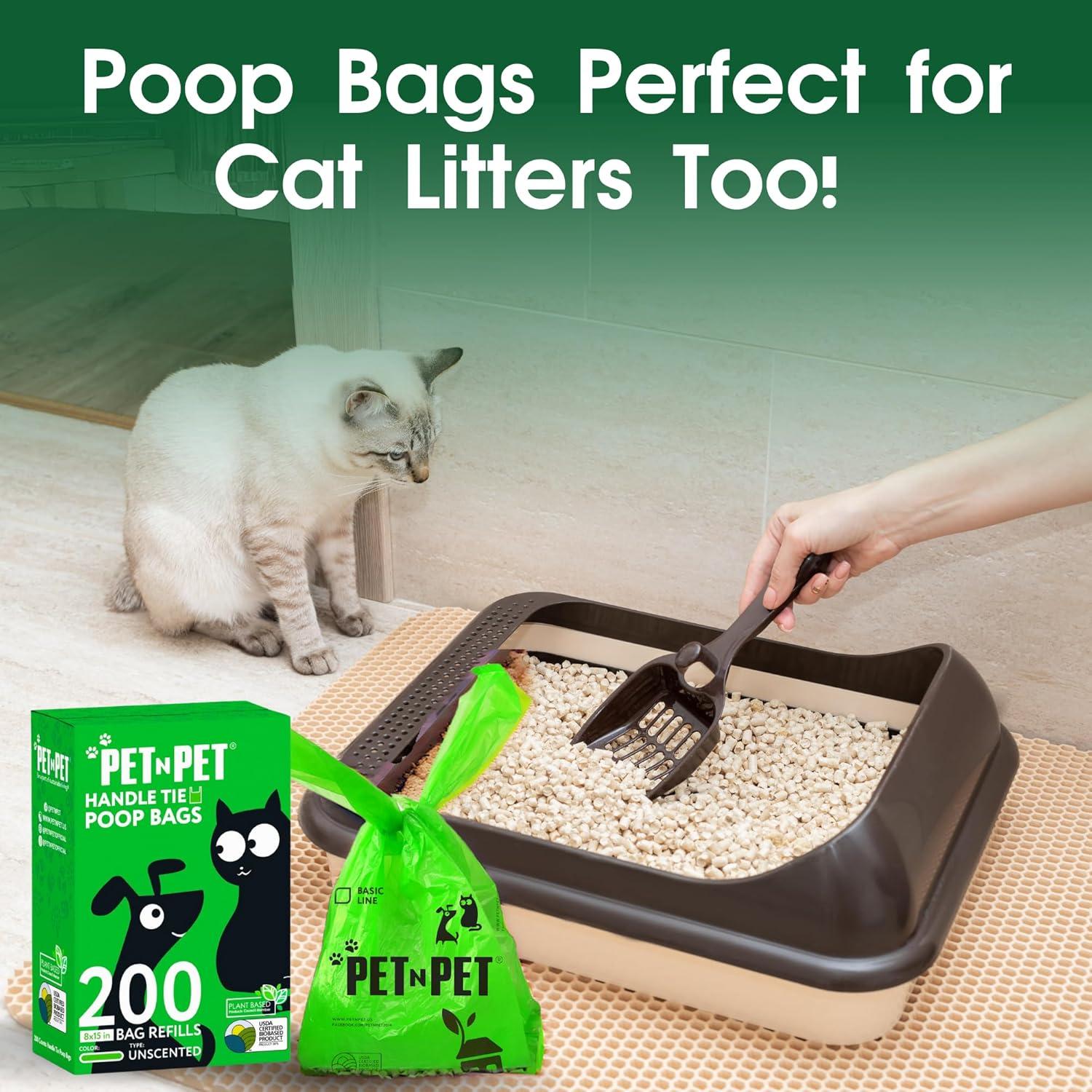 Bolsas de Poop para Perros E-GREEN 800 Cuentas Sin Fragancia