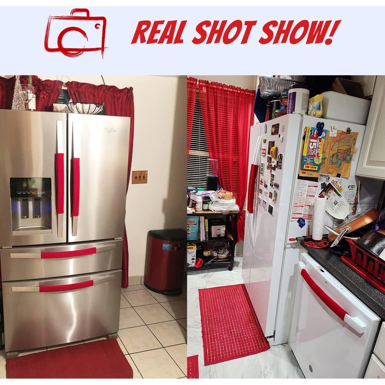 Juego de 6 Fundas de Terciopelo Volecy para Manijas de Refrigerador