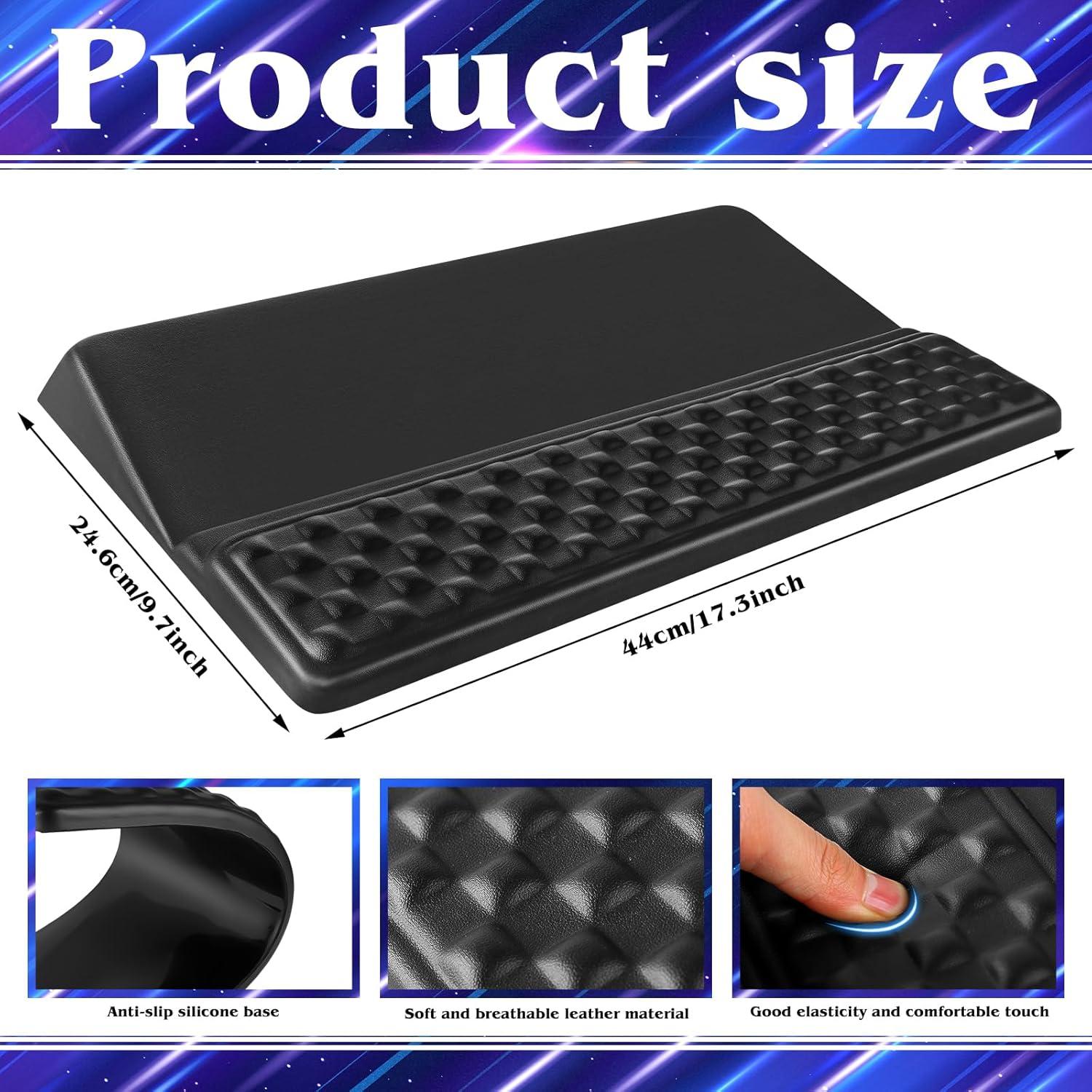 Soporte Ergonómico para Teclado VAIPI con Reposamuñecas - Negro