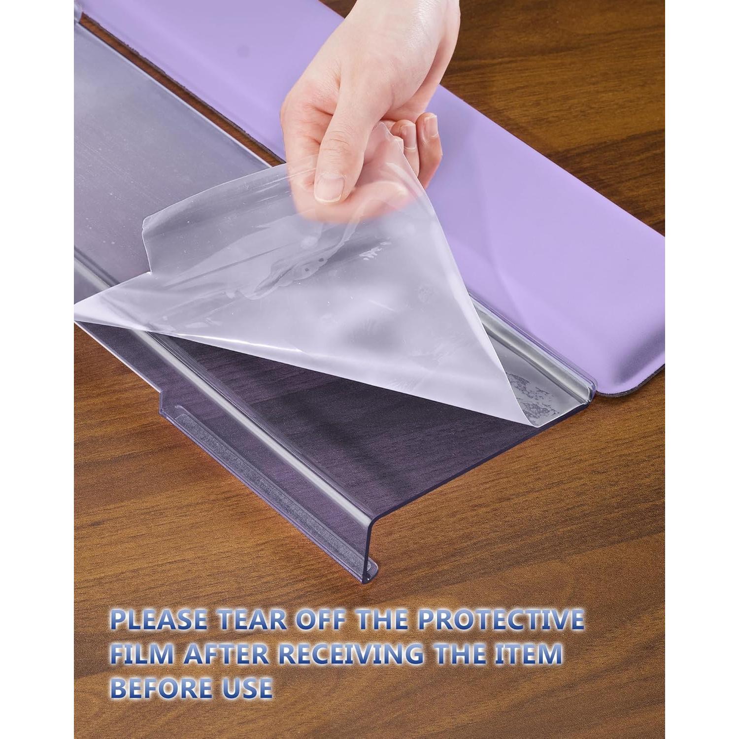 Soporte Ergonómico para Teclado Laborio con Reposamuñecas Púrpura