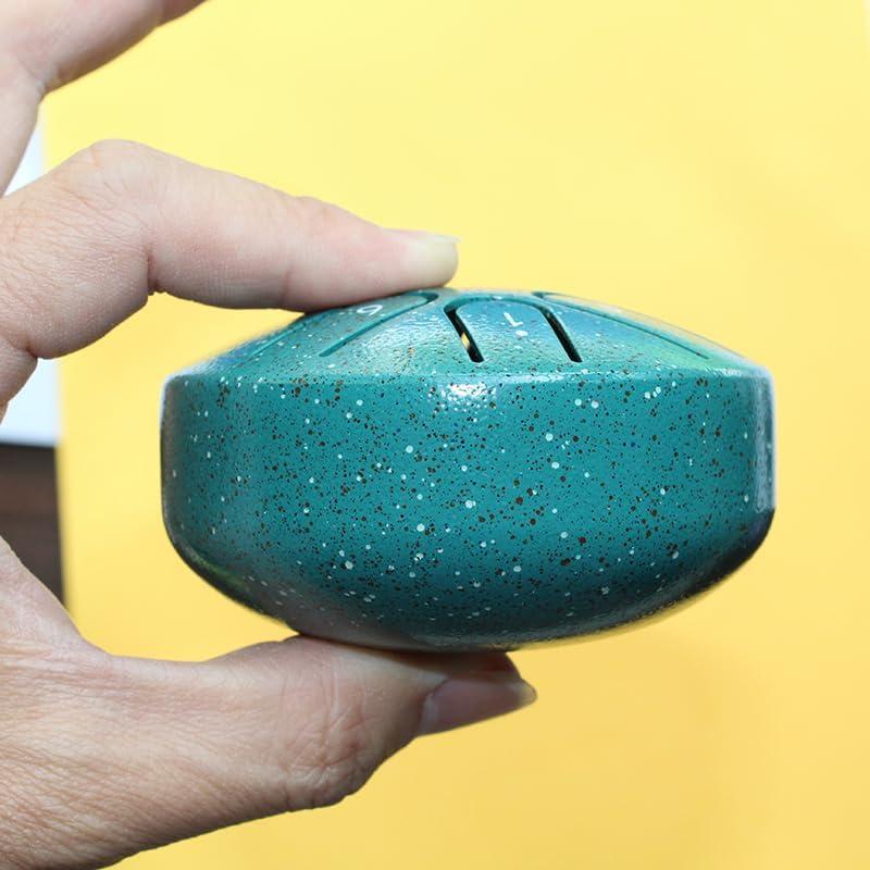 Mini tambor de lengua de acero Soarun 3 en 6 notas azul