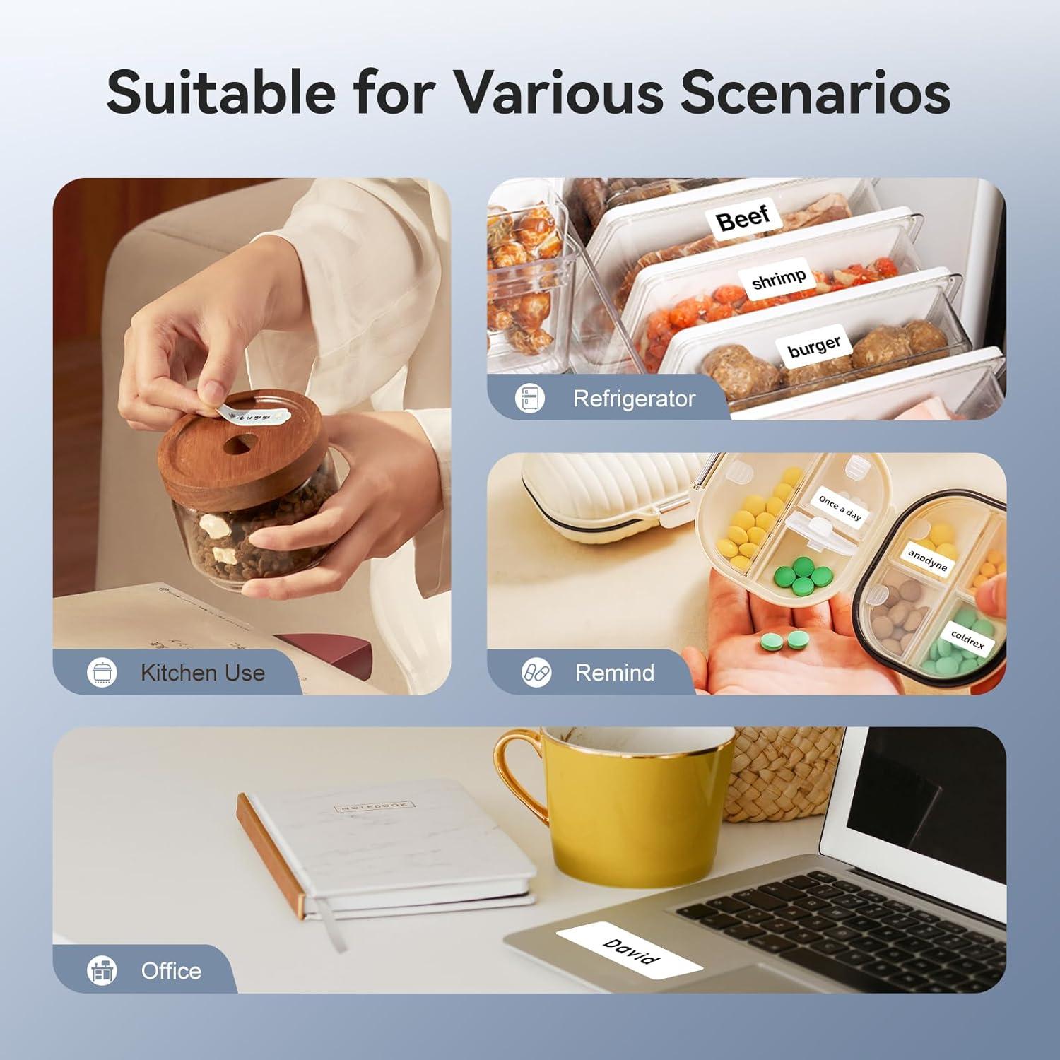 Impresora de Etiquetas NIIMBOT D11 Bluetooth 300 DPI Blanca