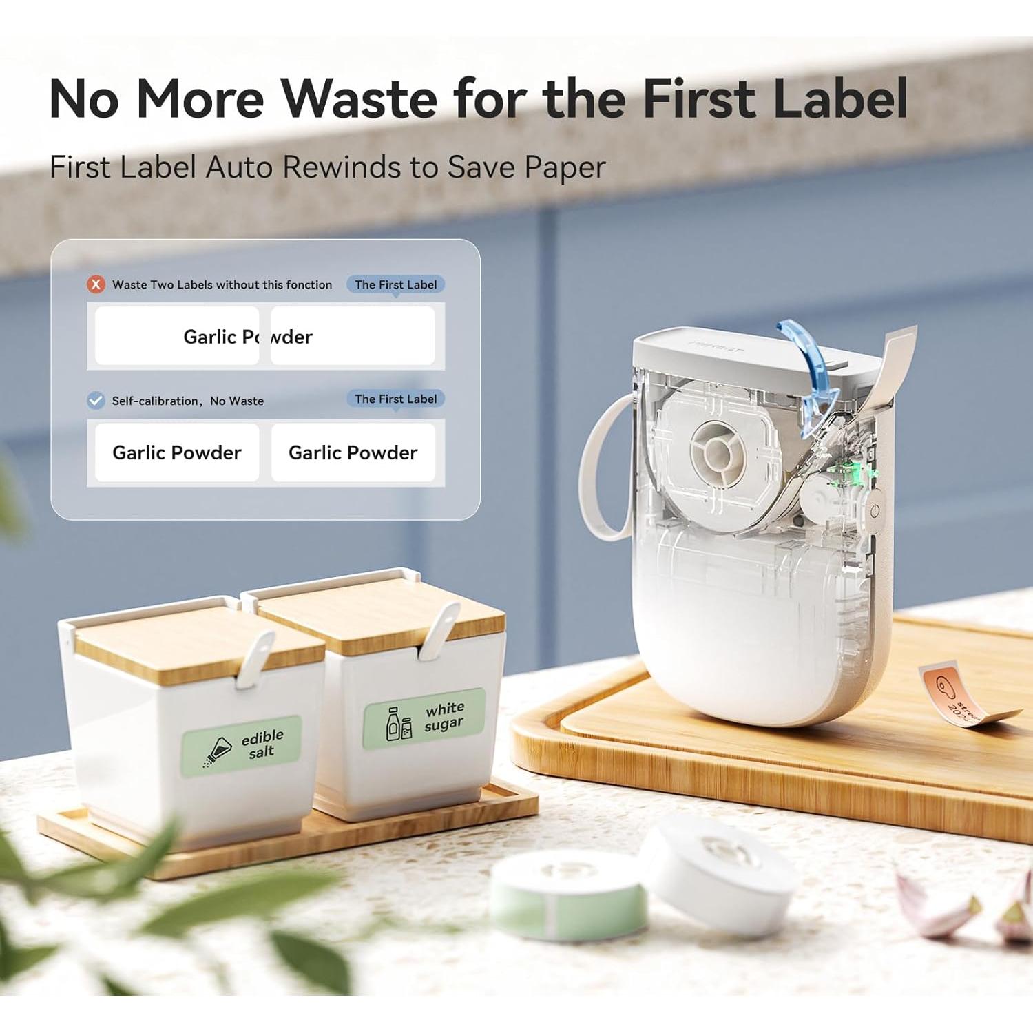 Impresora de Etiquetas NIIMBOT D11 Bluetooth 300 DPI Blanca