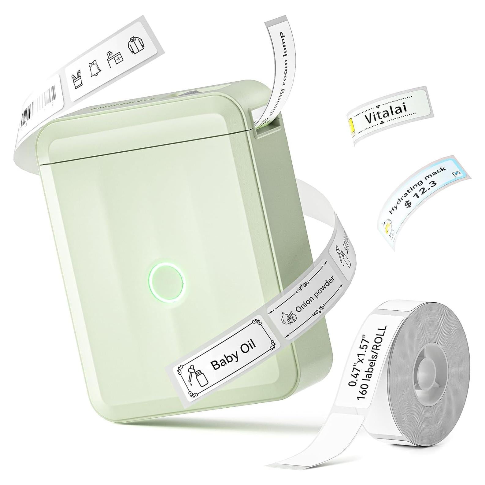 Impresora de Etiquetas NIIMBOT D110 Bluetooth Verde 12x40mm