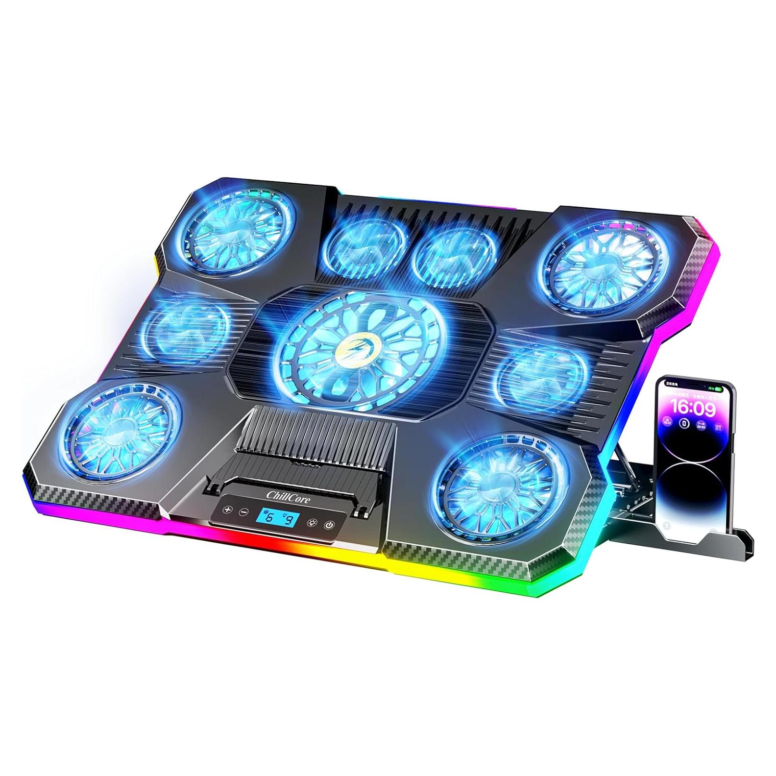 Base de Enfriamiento ChillCore A21 para Laptop 15.6-19.3" RGB