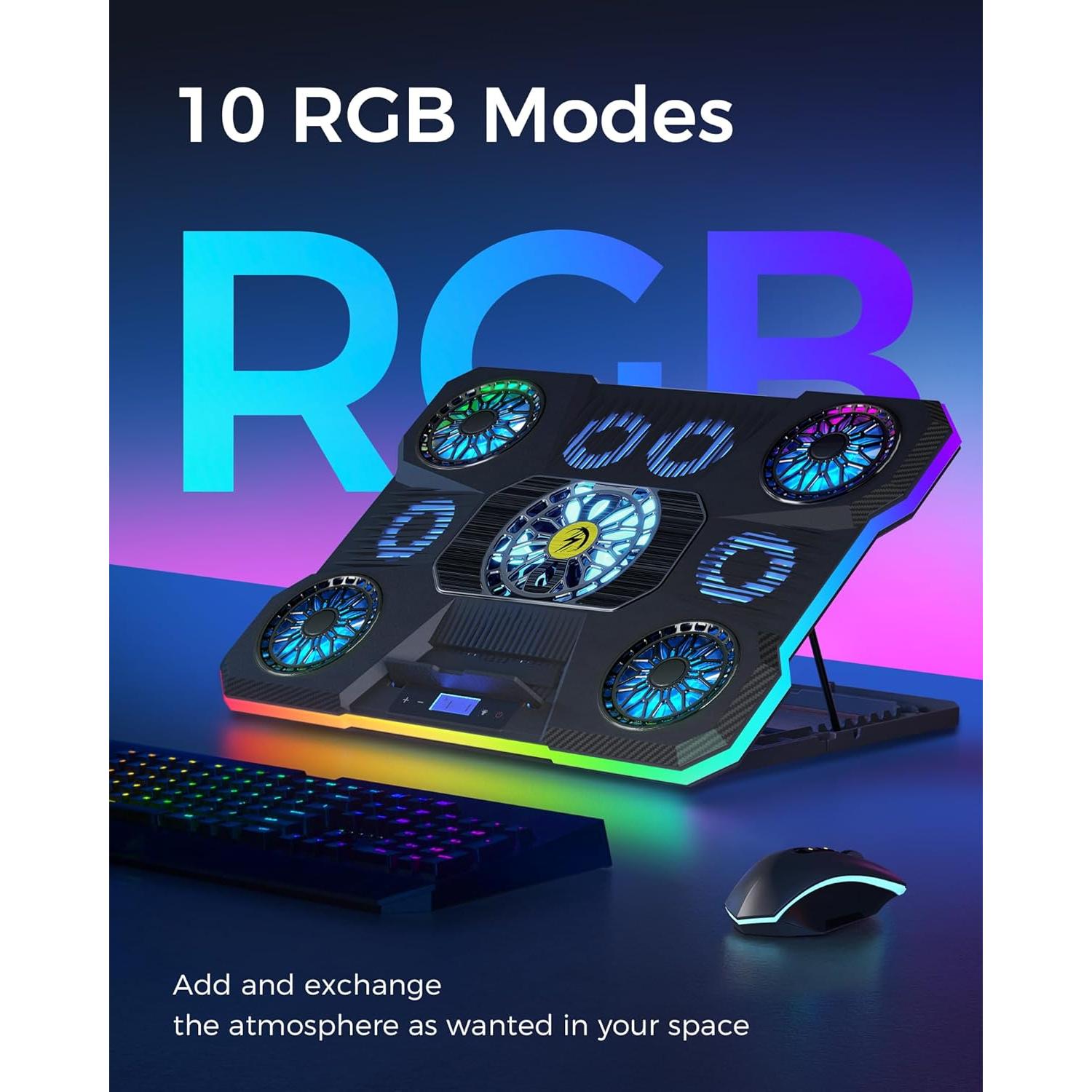 Base de Enfriamiento ChillCore A21 para Laptop 15.6-19.3" RGB