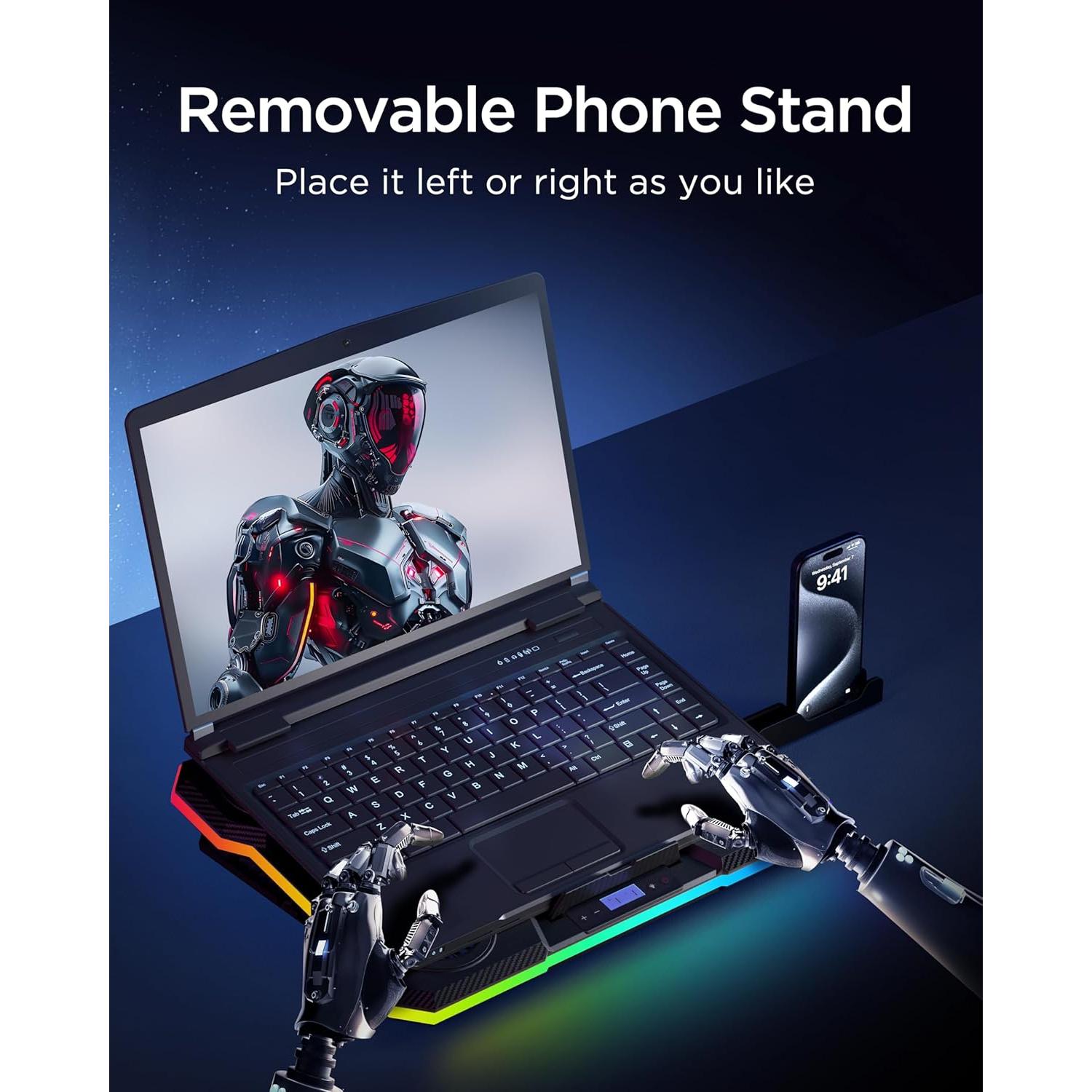 Base de Enfriamiento ChillCore A21 para Laptop 15.6-19.3" RGB