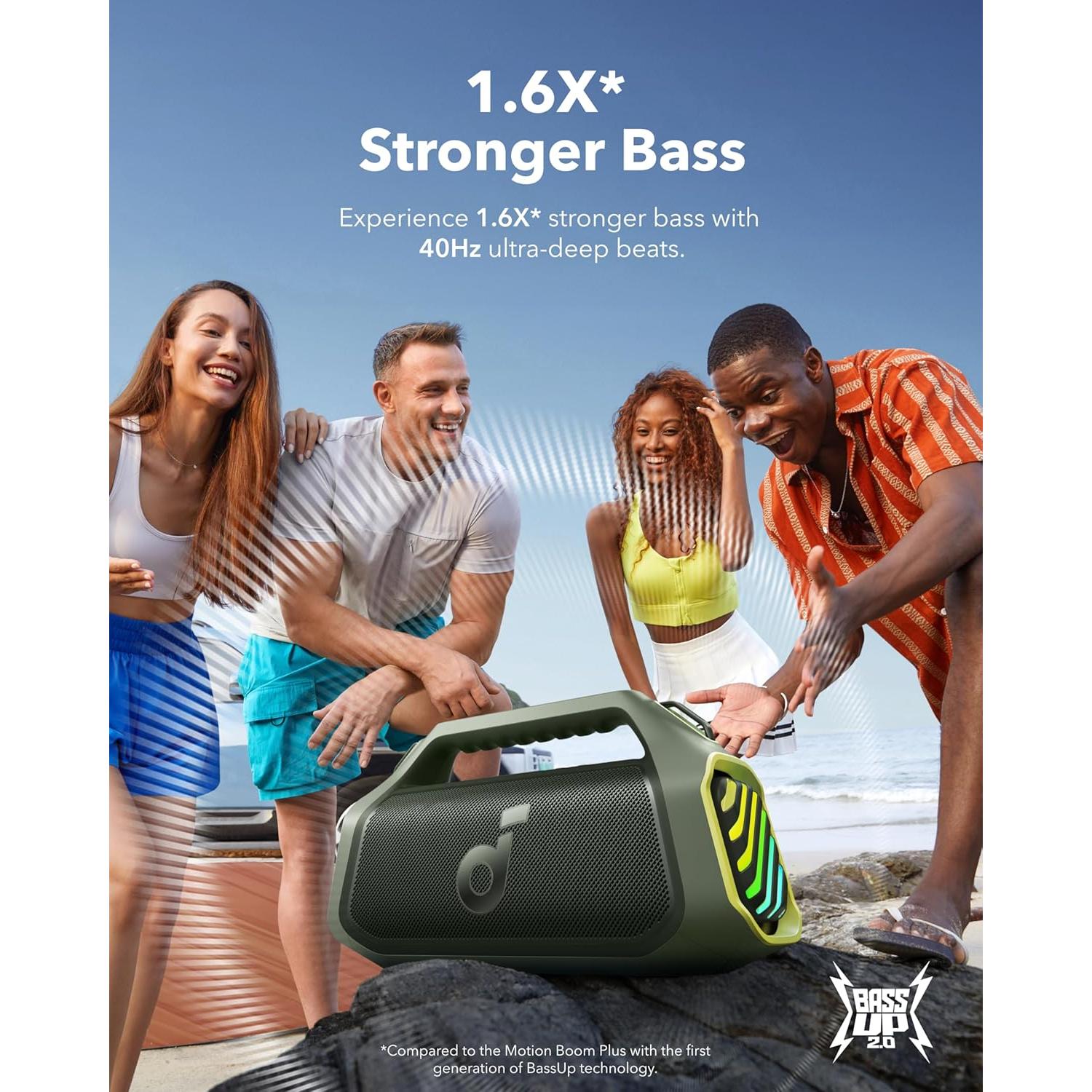 Altavoz Portátil Anker Soundcore Boom 2 Plus 140W Verde