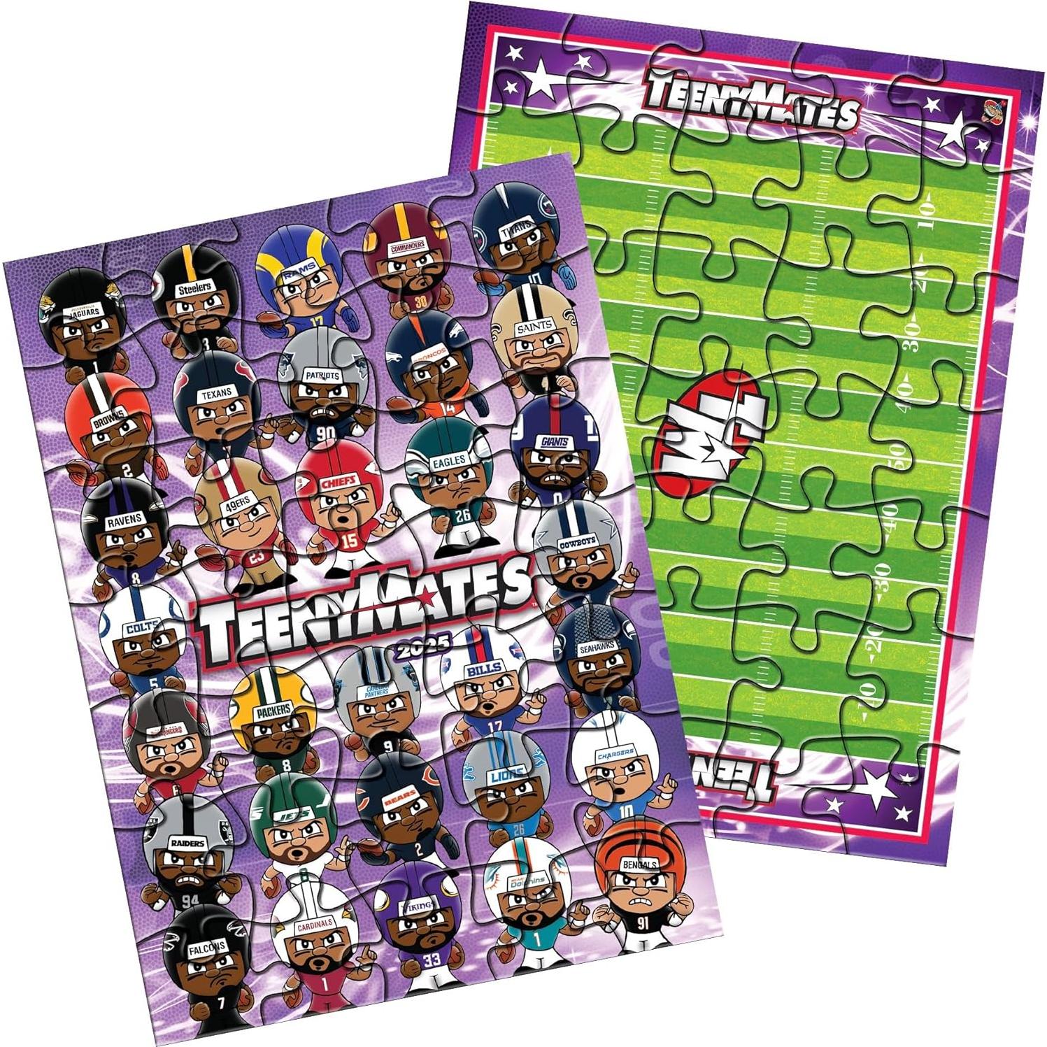 Figuras NFL Teenymates 2024 - 4 Paquetes Sorpresa