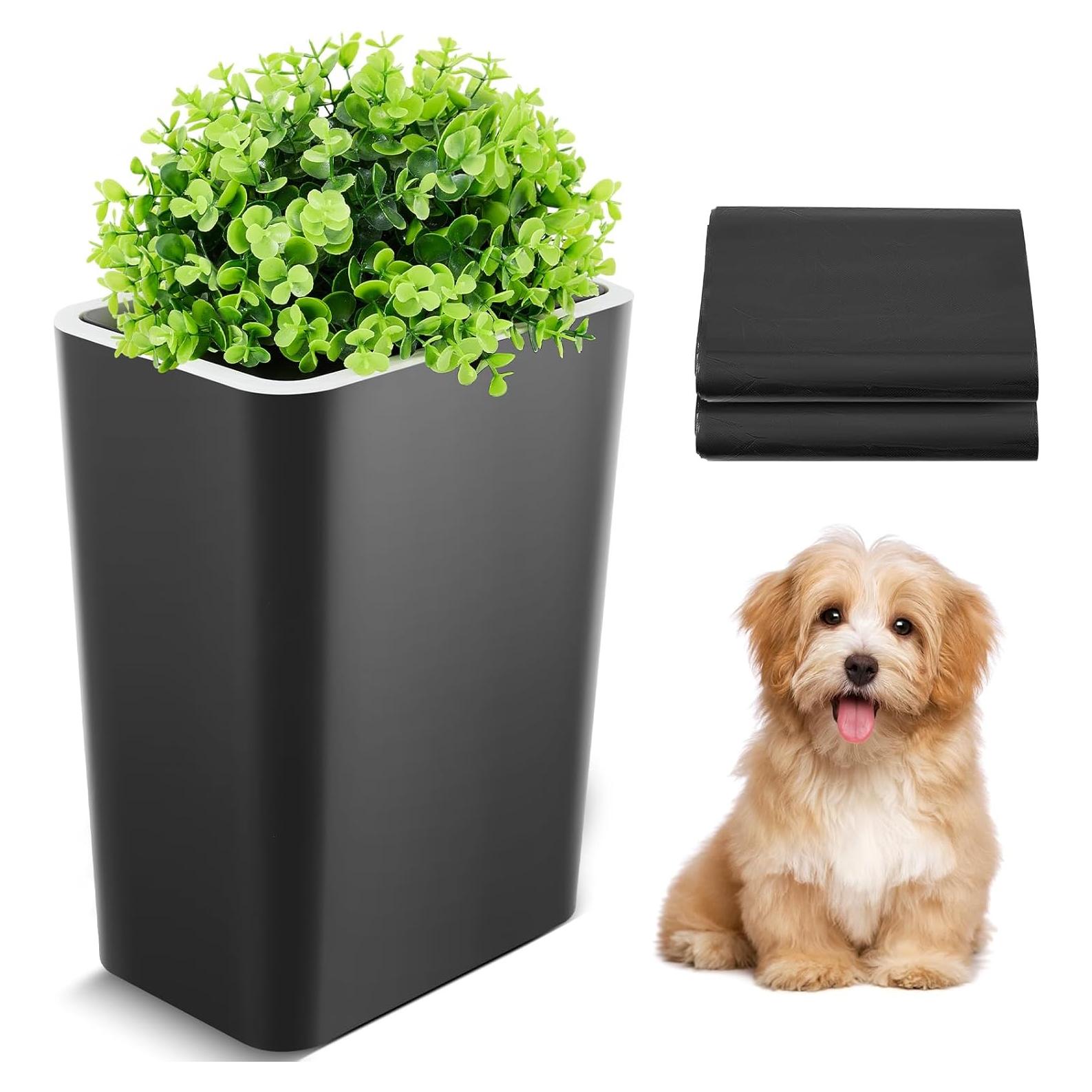 Cubo de Basura para Excremento de Perro Jingmore 15L Negro