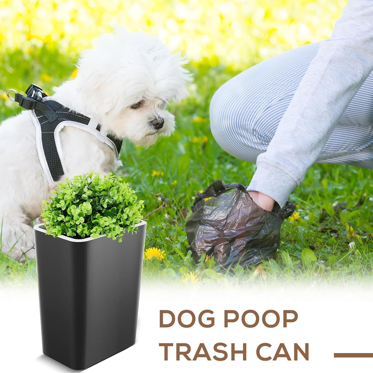 Cubo de Basura para Excremento de Perro Jingmore 15L Negro