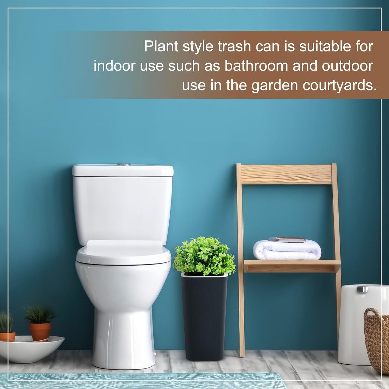 Cubo de Basura para Excremento de Perro Jingmore 15L Negro