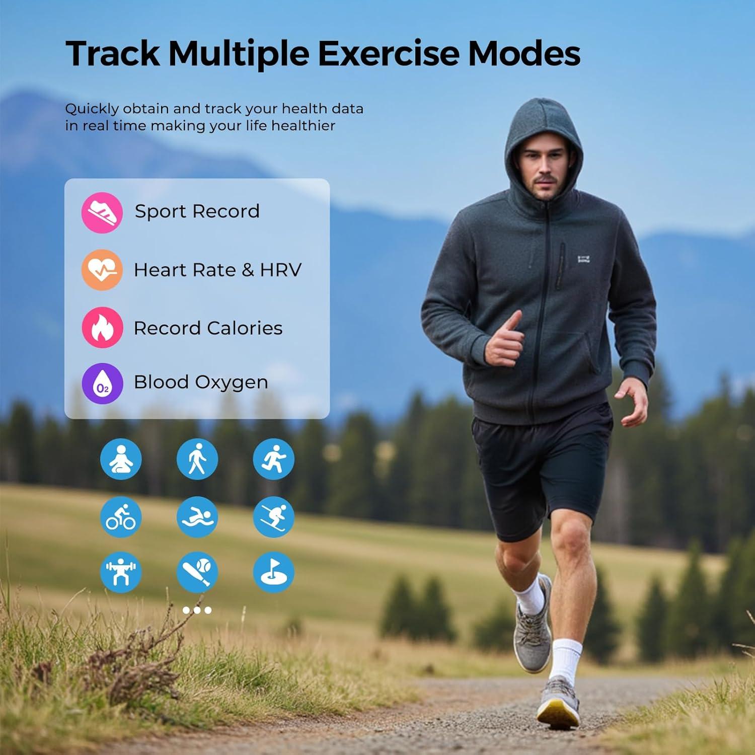 Anillo Inteligente Domhong 12# - Monitoreo de Salud y Fitness