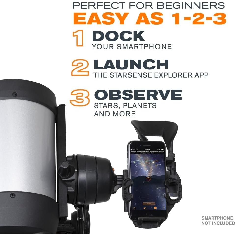 Telescopio Celestron StarSense Explorer DX 130mm Smartphone