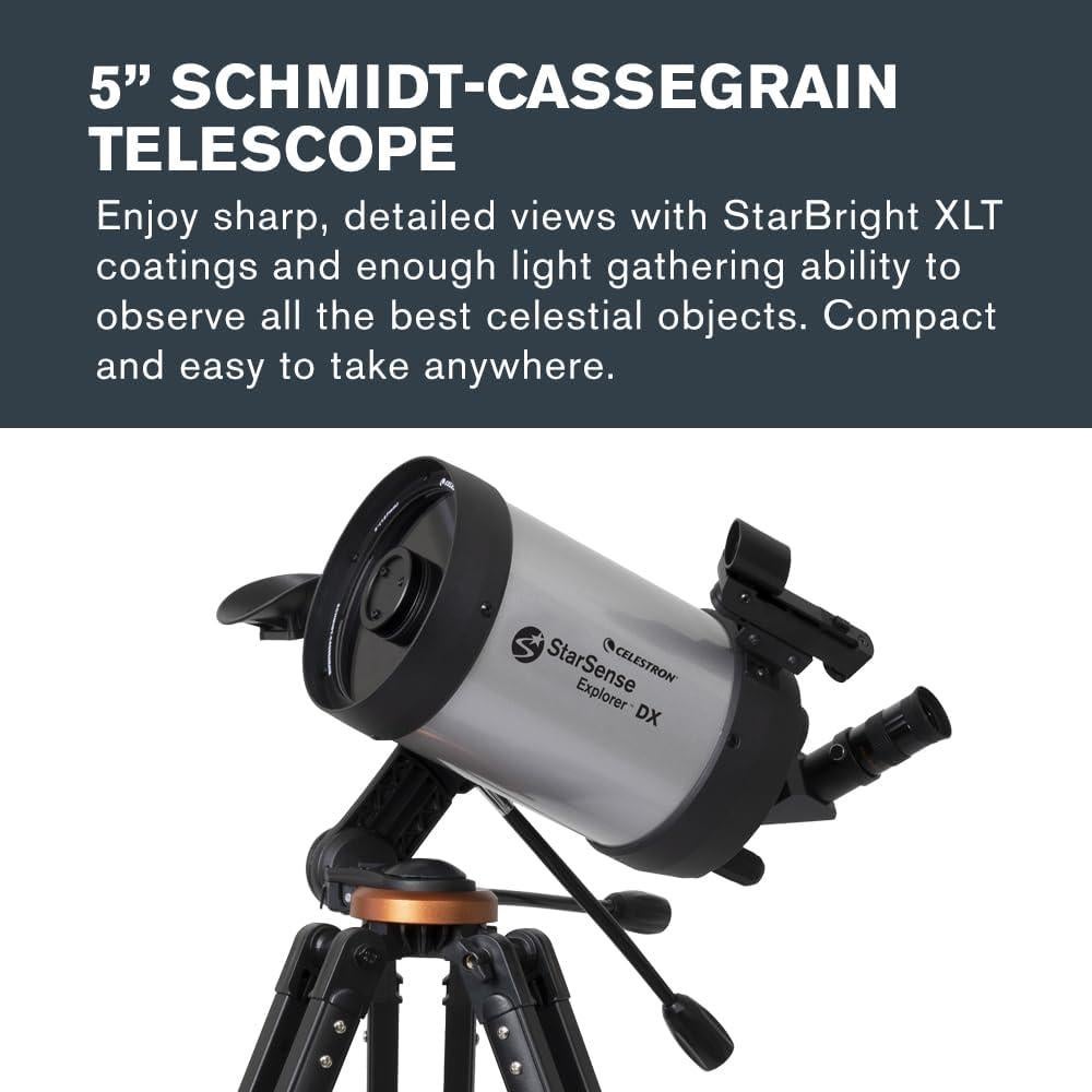 Telescopio Celestron StarSense Explorer DX 130mm Smartphone