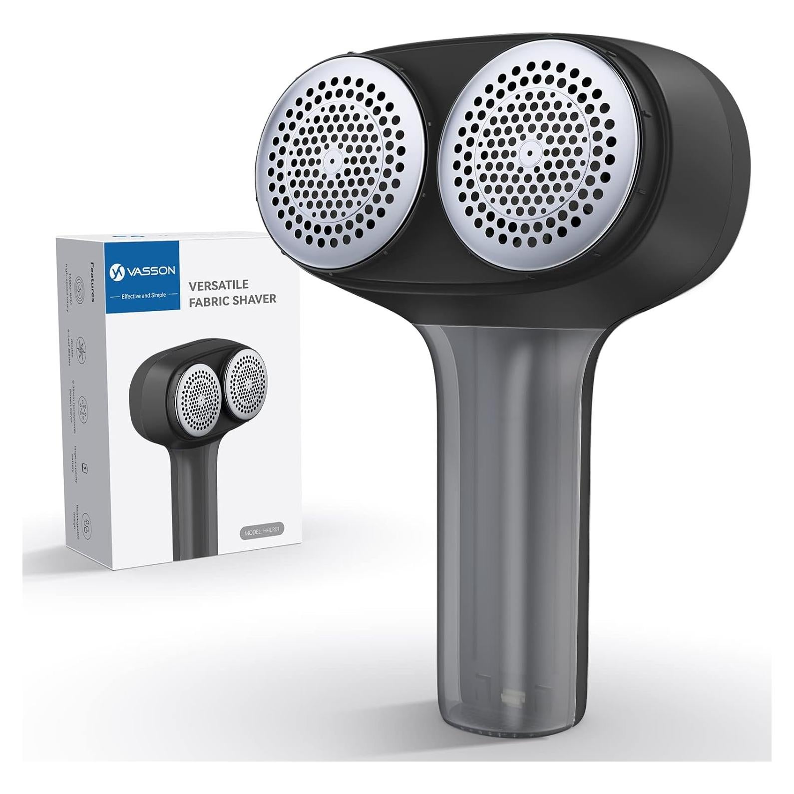 Quitapelusas Eléctrico VASSON Recargable 2500mAh Negro