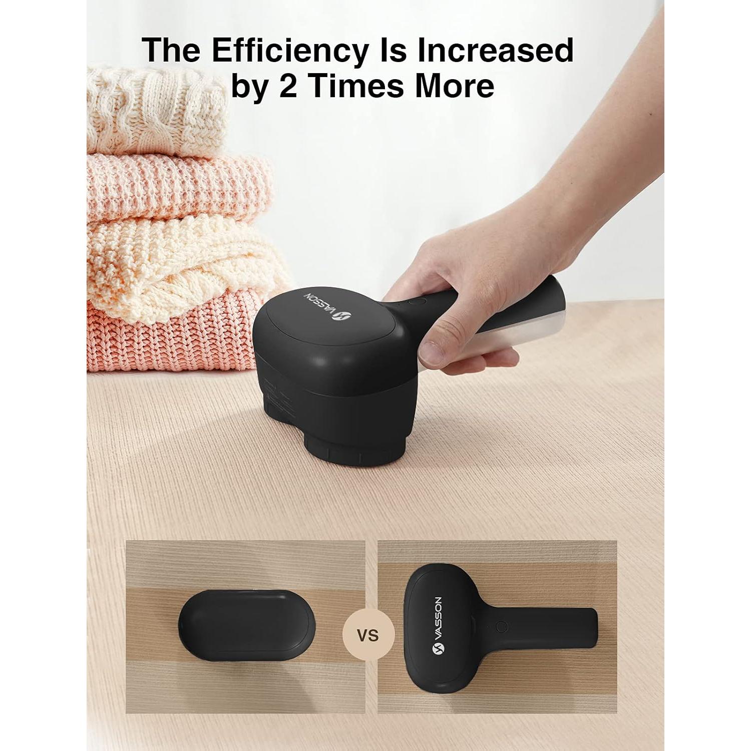 Quitapelusas Eléctrico VASSON Recargable 2500mAh Negro