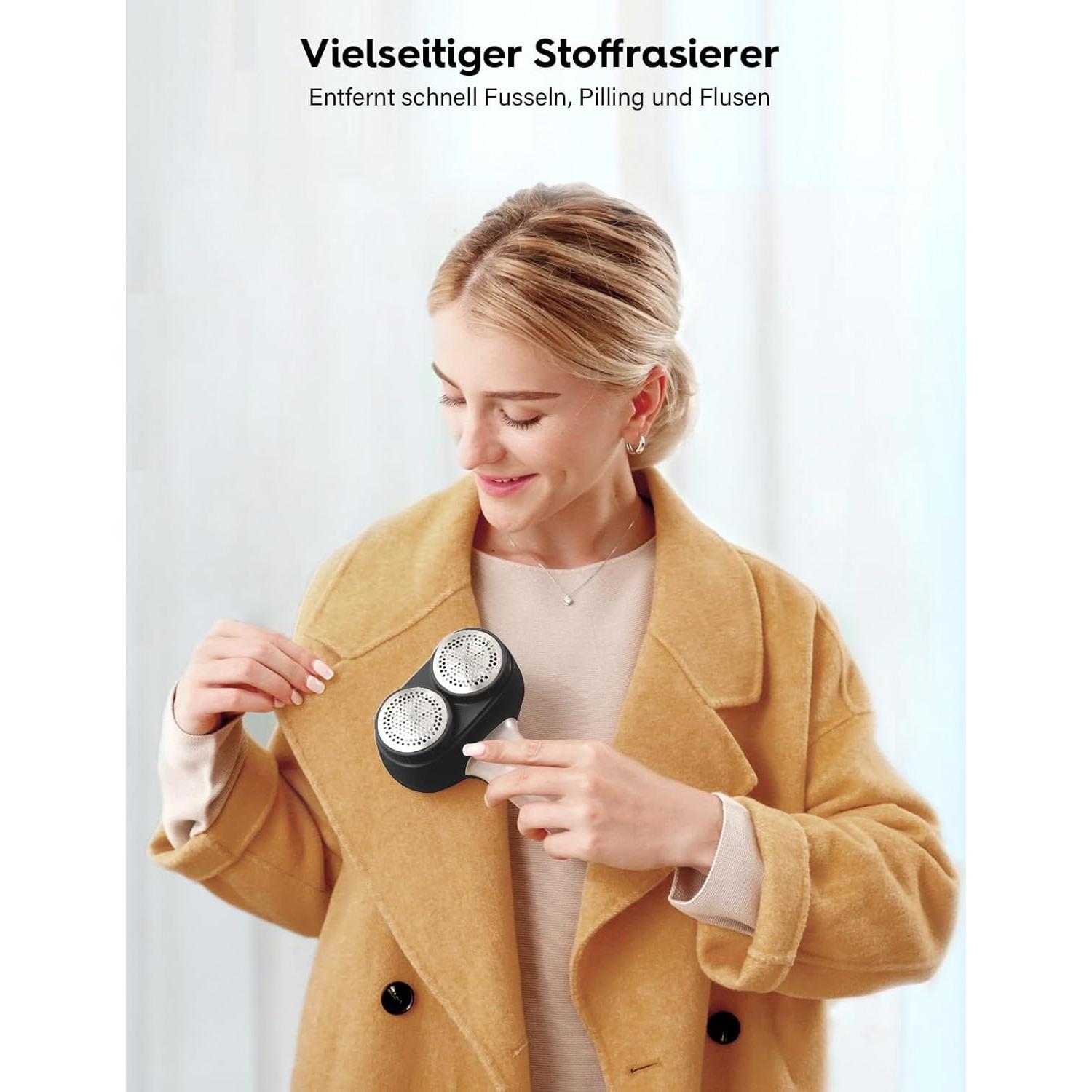 Quitapelusas Eléctrico VASSON Recargable 2500mAh Negro