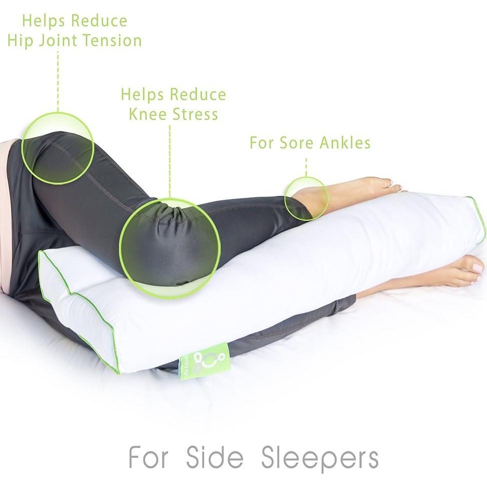 Funda de Almohada Sleep Yoga 100% Algodón Hipoalergénica Gris