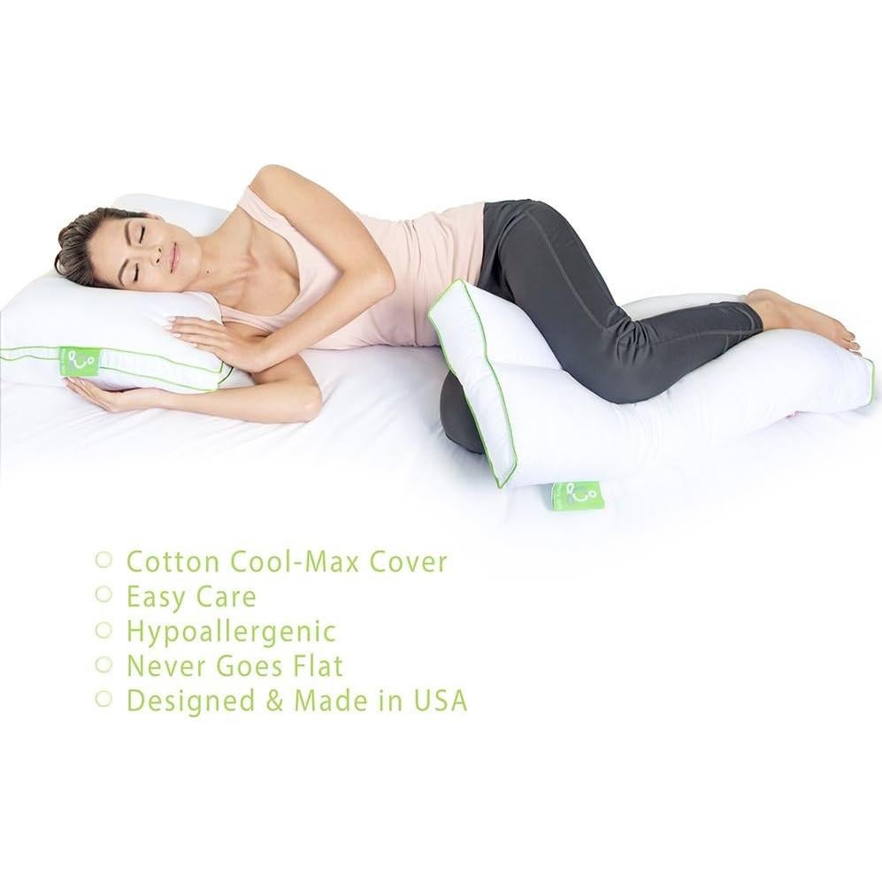 Funda de Almohada Sleep Yoga 100% Algodón Hipoalergénica Gris