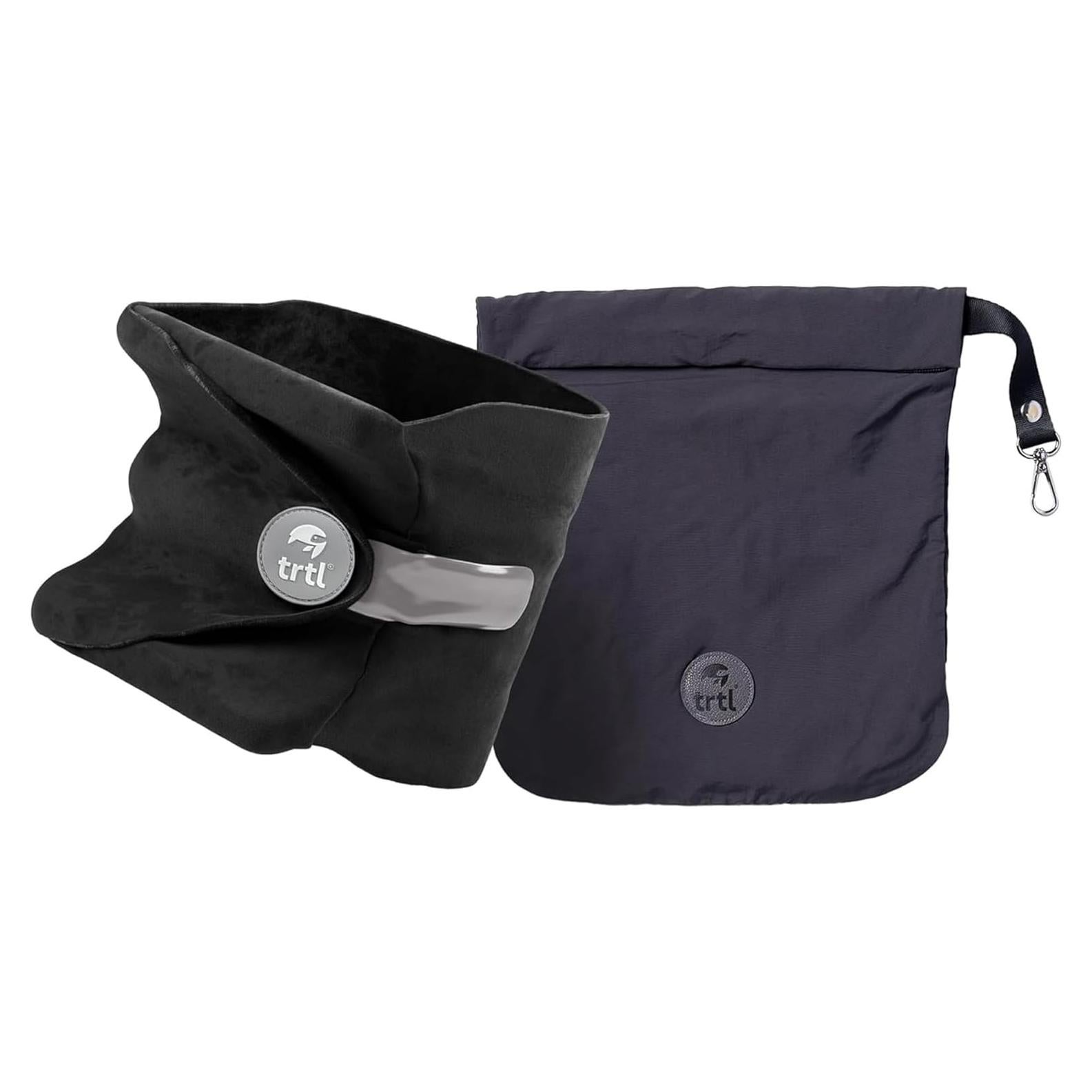 Almohada de Cuello Trtl Negra - Soporte Ergonómico para Viajar